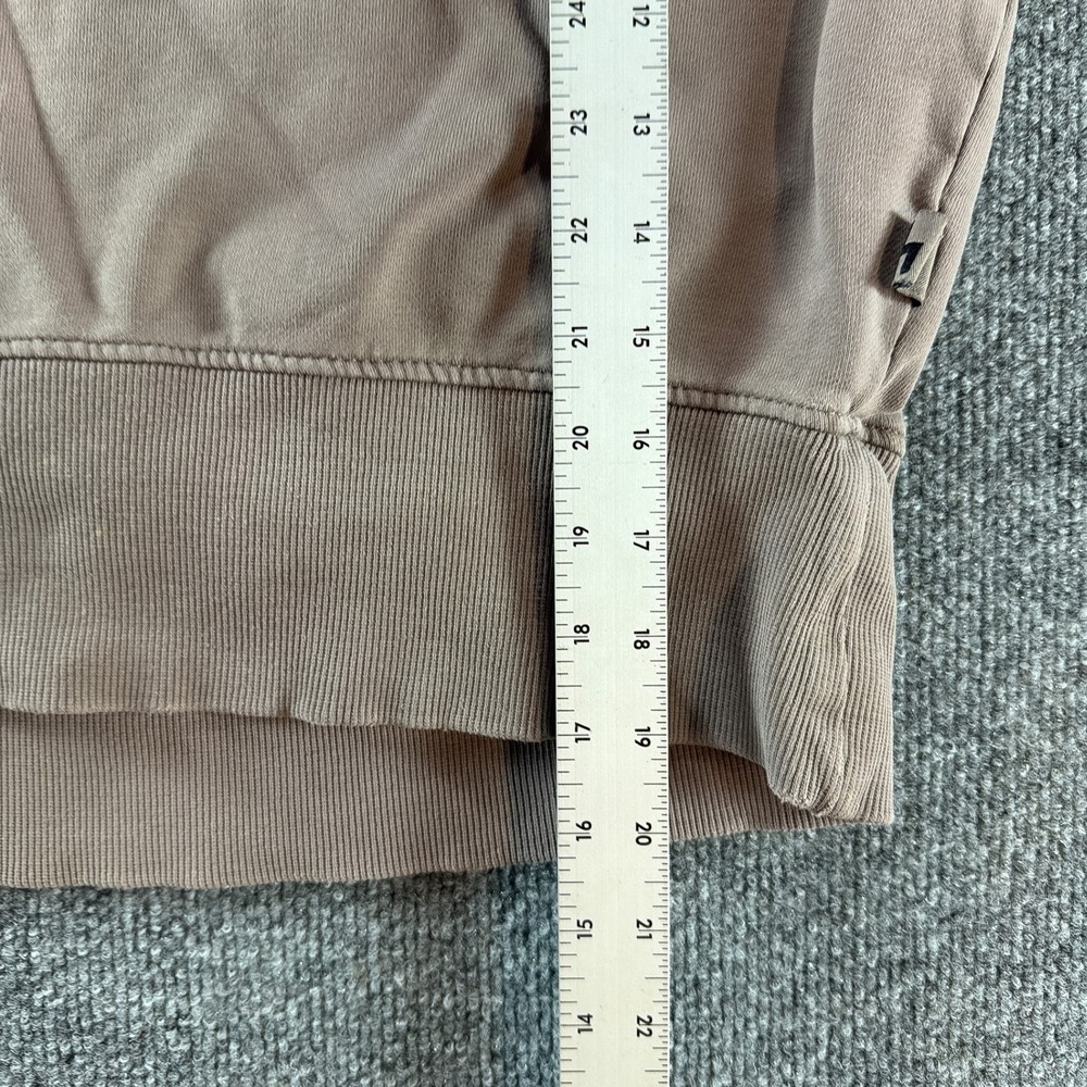 JoyLab Womens Relaxed French Terry Crewneck Sweatshirt Taupe Brown Med Fall Cozy - Picture 6 of 7
